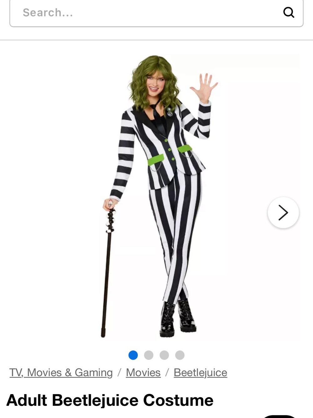 Women’s beetlejuice costume